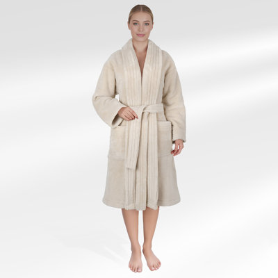 Ibanez Warm Fleece Super Soft Adult Woman Bathrobes