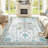 8'X10' Vintage Distressed Washable Area Rugs for Living Room Taupe-118159426-122570664