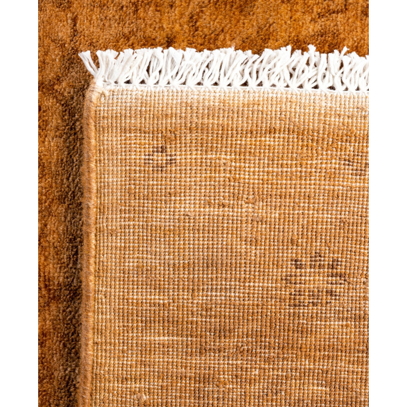 Overdyed One-of-a-Kind 2' 9" X 14' 5" Hand Knotted Area Rug
