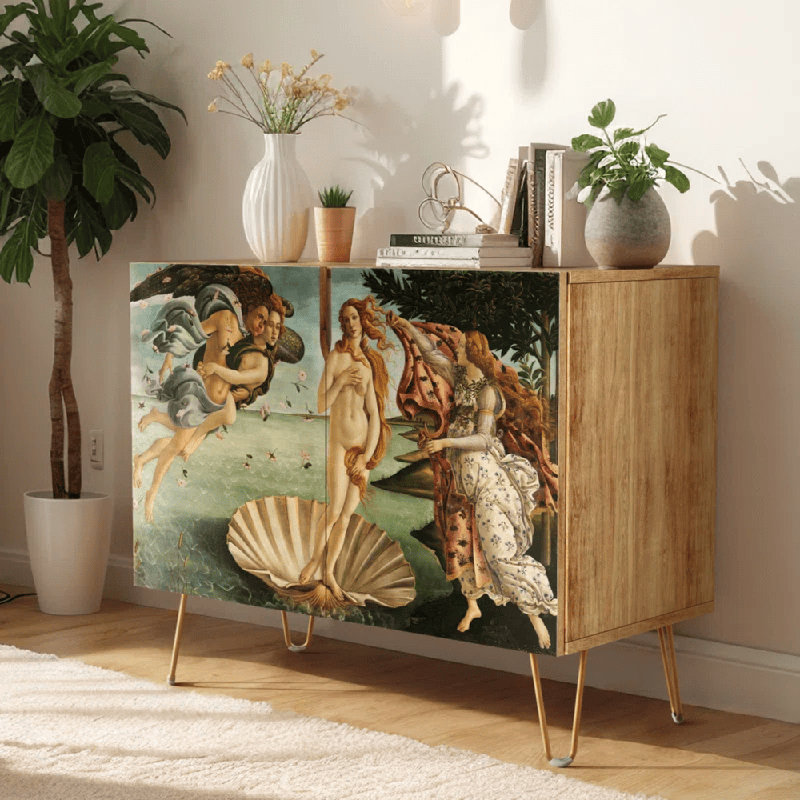 35'' Sideboard, Botanical Green