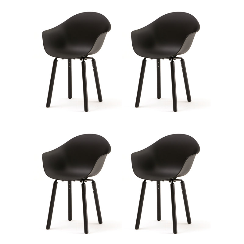 TA Armchair (Set of 4), Black
