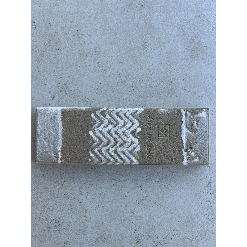 Carreaux Gleeze Bianco 2 x 6, Ivoire/blanc