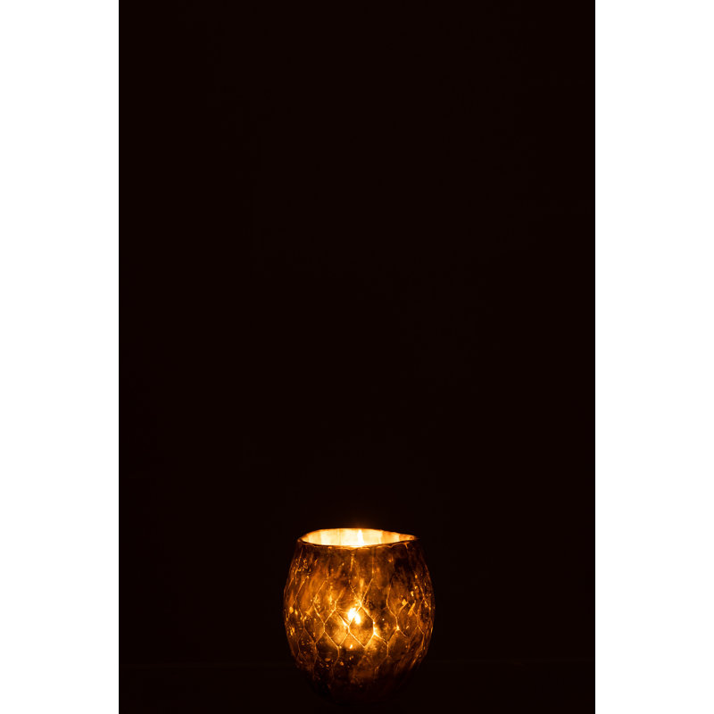 Cozy Glass Tabletop Tealight Holder