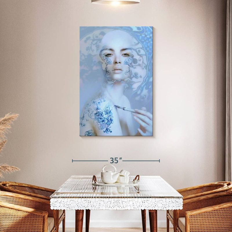 Senne Ornate China, 45" H x 30" W