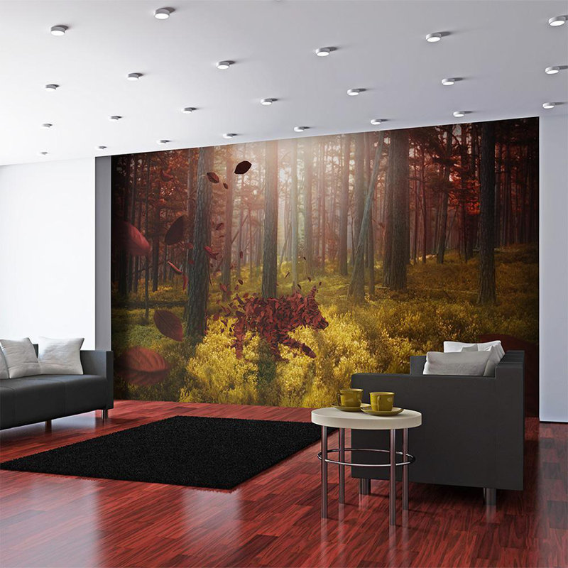 Murale paysage d'automne Dalhaus, L 106 po x l 137 po