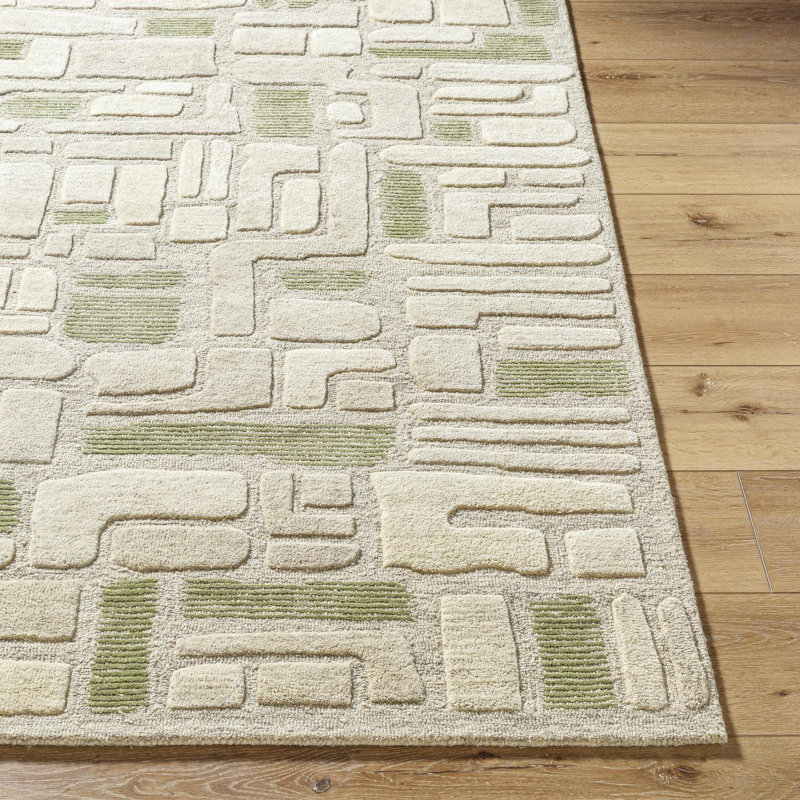 Liborius Handmade Indoor Rug, Rectangle 8' x 10'