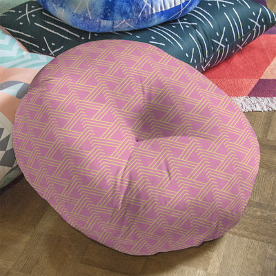 Classic Zig Zag Floor Pillow