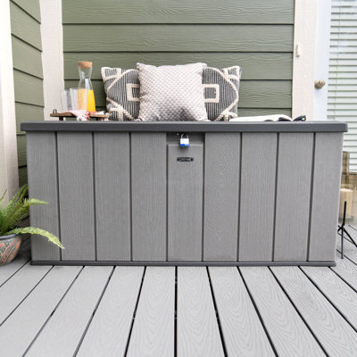 Boîte de rangement extérieure pour terrasse (150 gallons)