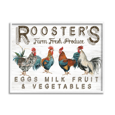 " Rustic Roosters Farm Fresh Produce " by Cindy Jacobs