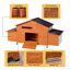 Poulailler automatique avec porte à énergie solaire, conception résistante aux intempéries, ventilée, avec 2 nichoirs, minuterie et capteur de lumière - poulailler extérieur durable avec plateau coulissant pour un nettoyage facile-130595275-130595274