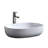Modern Vitreous China Oval Vessel Bathroom Sink