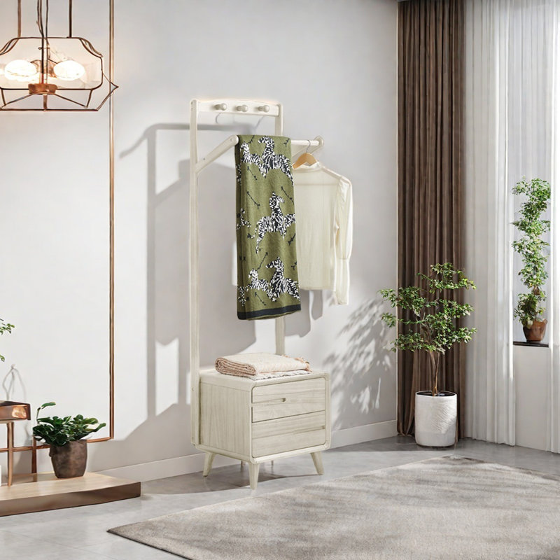 Armoire-penderie en bois massif de qualité supérieure
