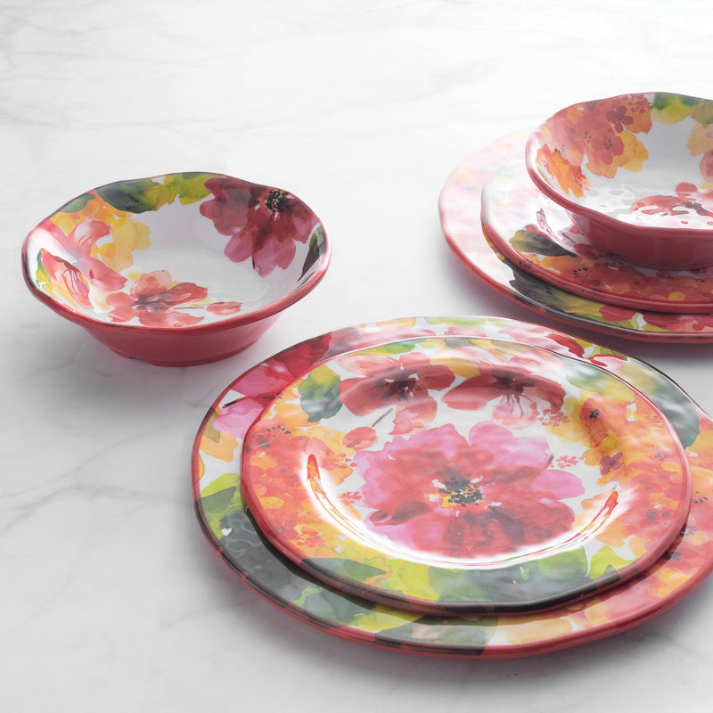 Achintya Melamine Dinnerware Set 16 Piece - Service for 4