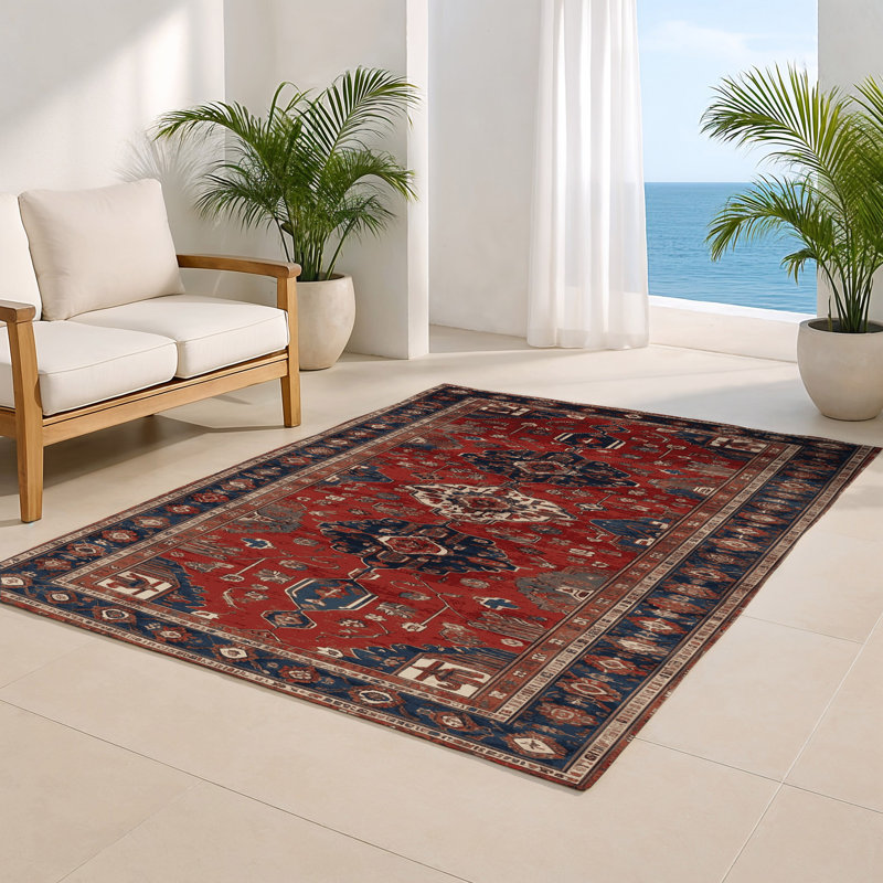 Tapis turc intérieur et extérieur brun, Rectangle 4pi x 6 pi