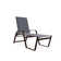 Holna Outdoor Rust-Resistant Metal Chaise Lounge