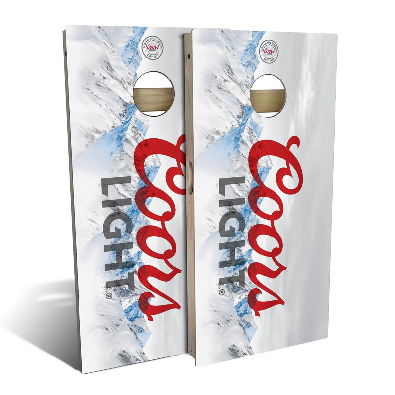 Ensemble de cornhole Coors Light, Ajouter des lumières DEL