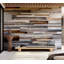 Planches de bois horizontales - Panneau mural non collé-886130541