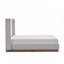 Upholstered Wingback Bed with 53.1" Tall Headboard-2046135313