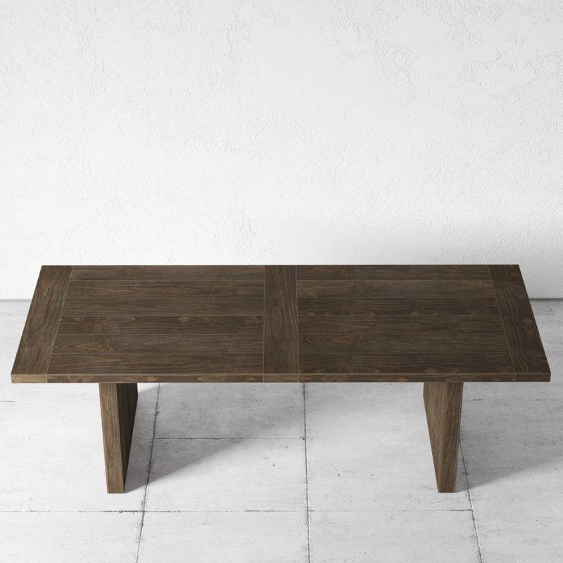 Table de salle à manger Marirose, H 31 po x L 96 po x l 40 po, Espresso récupéré