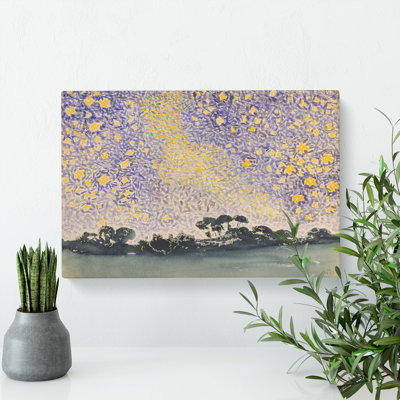 Landscape With Stars Vol.2 by Henri-Edmond Cross - Wrapped Canvas