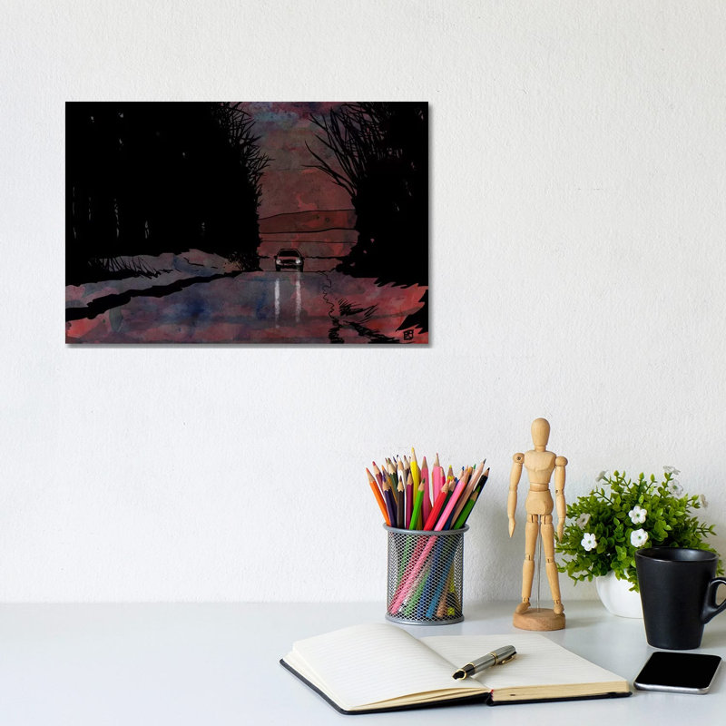 Drive II by Giuseppe Cristiano - Wrapped Canvas Painting, 20.32 cm H x 30.48 cm W