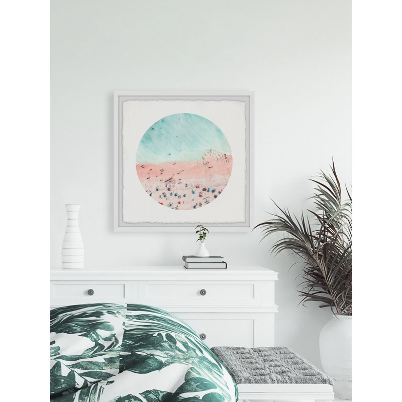 «Awesome Pink Sand» - Impression sur papier encadré, H 12 po x l 12 po x P 1,5 po