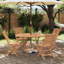 Solid Wood Patio Dining Set Table,