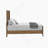 Wallace & Bay Lisque Brown Queen Bed