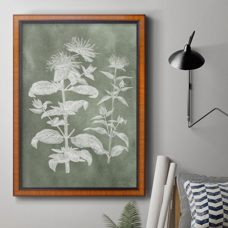 Toile encadrée de qualité supérieure «Sage Impressions III» - prête à être accrochée, H 20 po x l 16 po