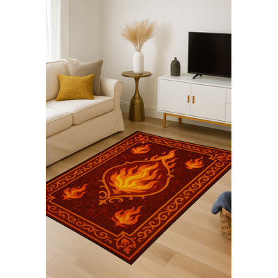 Tapis brun tissé Mosso