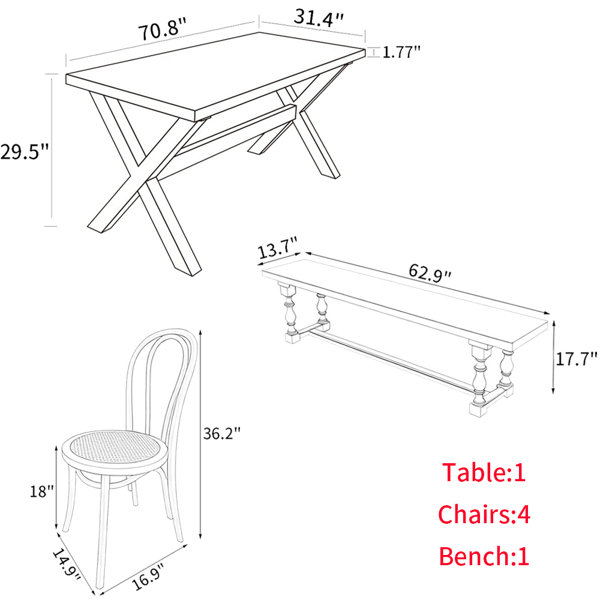 Dimensions du produit