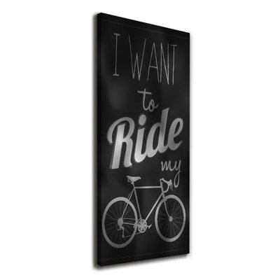 Want To Ride - Wrapped Canvas Print