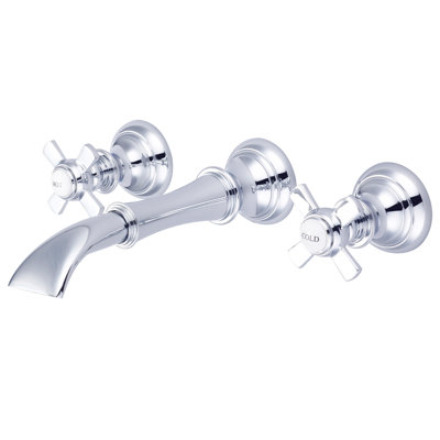 Robinet pour salle de bain mural cascade