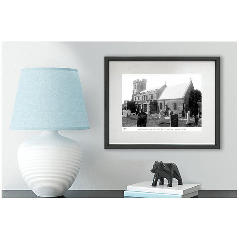 Broadwindsor, Church Of St John The Baptist 1902 by Francis Frith - Single Picture Frame Print, 28cm H x 36cm W x 2.3cm D