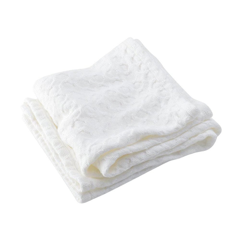 Sandpiper Cotton Baby Blanket, White