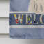 Polyester 2 côtés 40 x 28 po welcome drapeau maison-73943406