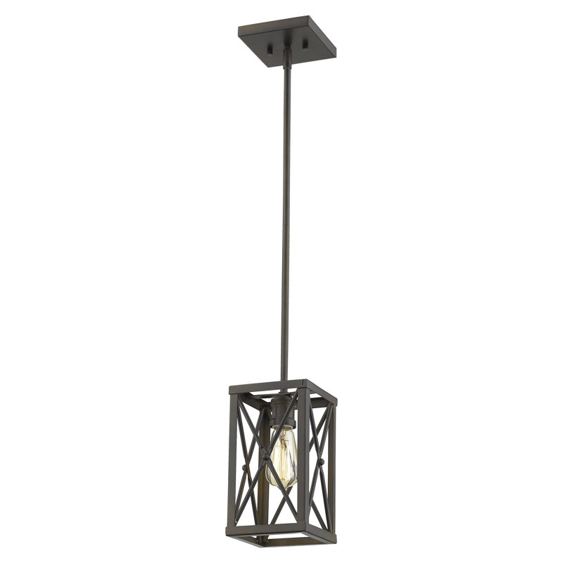 Luminaire rectangulaire simple 1 lumières Maly