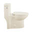 Toilette allongée une pièce à double chasse Sublime Bisque 1,1 / 1,6 gallon par pièce-113607274-113607272