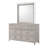 Gray Square Mirror Transitional Design