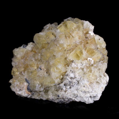 Yellow Fluorite with Secret Vug - Hilton Mine, England