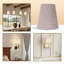 Abat-jour empire en lin 6,5 "pour appliques murales et luminaires suspendus-568081819