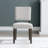 Jennifer Home Upholstered Back Stool with Wood Base for Kitchen-94833502-94833503