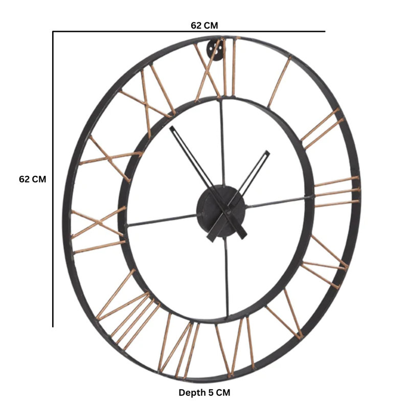 Encinoso Metal Wall Clock