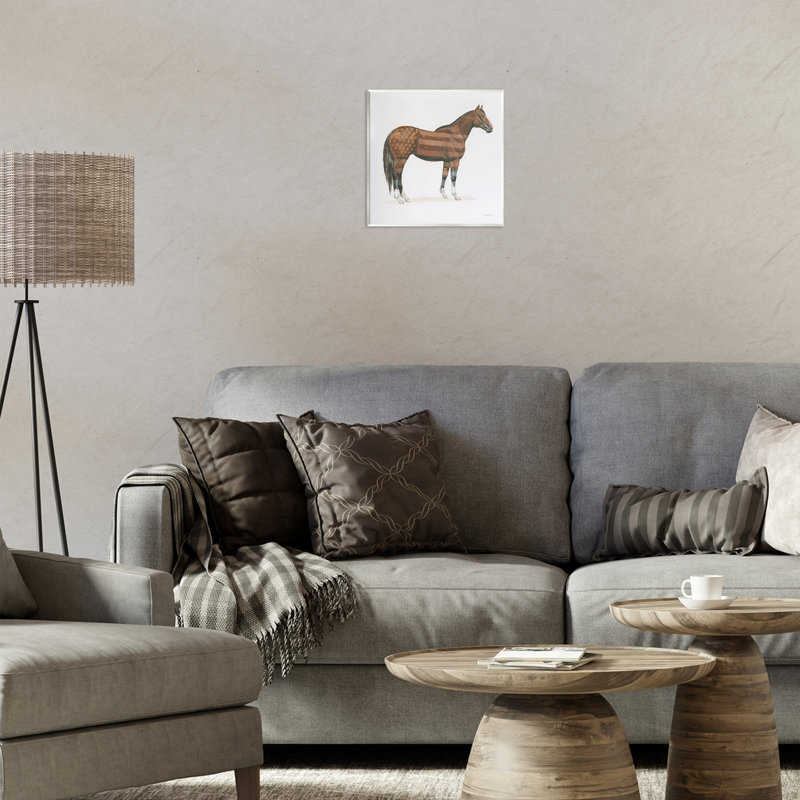 Art américain, "American Flag Horse" par Wellington Studio