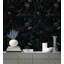 Rouleau de papier peint floral foncé foncé