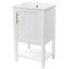 Meuble-lavabo de 20 pouces avec lavabo et beaucoup de rangement-125118951