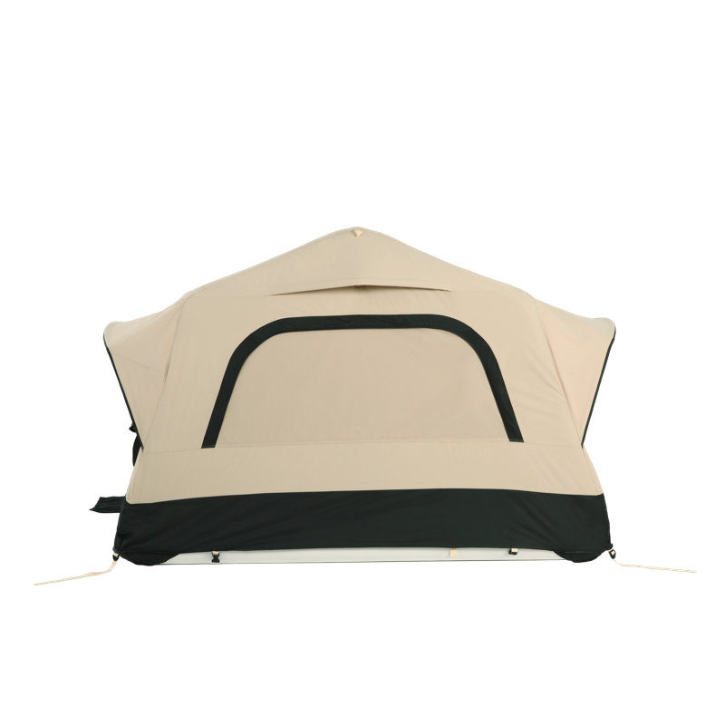 Truck Roof Tent, Inflatable Truck & Suv Roof Tent For 2 Persons - Easy Setup & High Quality, Cream/Black