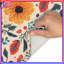 Tapis de bain à motif floral coloré-1043606469
