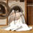 Machine Washable Patterns And Textures Minimalist Ombre Rug in Beige – White Binding-535795186