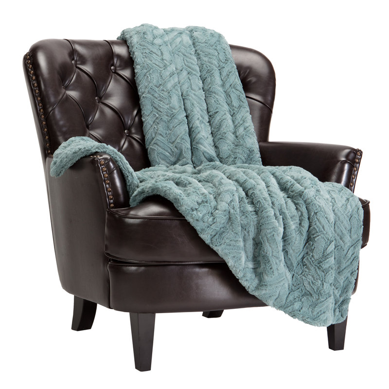 Couverture , Brun clair turquoise